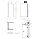 COMBISTEEL - Mini chambre frigorifiques  négatif