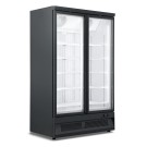 COMBISTEEL - Congélateur 2 portes en verre