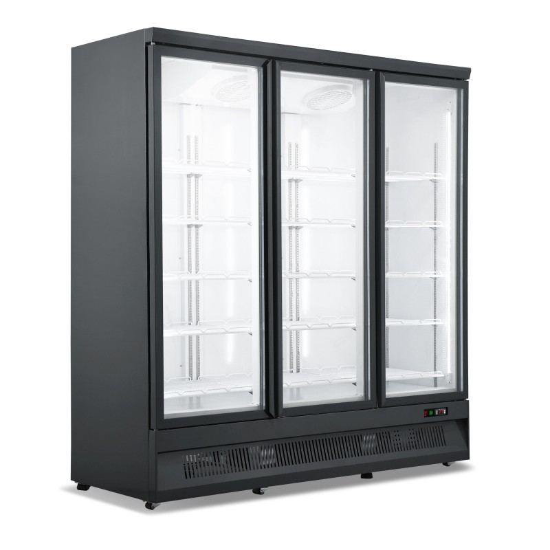 COMBISTEEL - Congélateur 3 portes en verre
