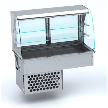 COMBISTEEL - Drop-in vitrine courbée réfrigérée