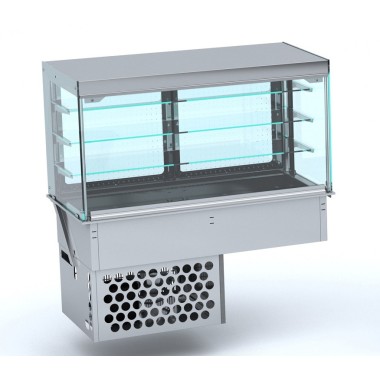 COMBISTEEL - Drop-in vitrine cubique réfrigérée