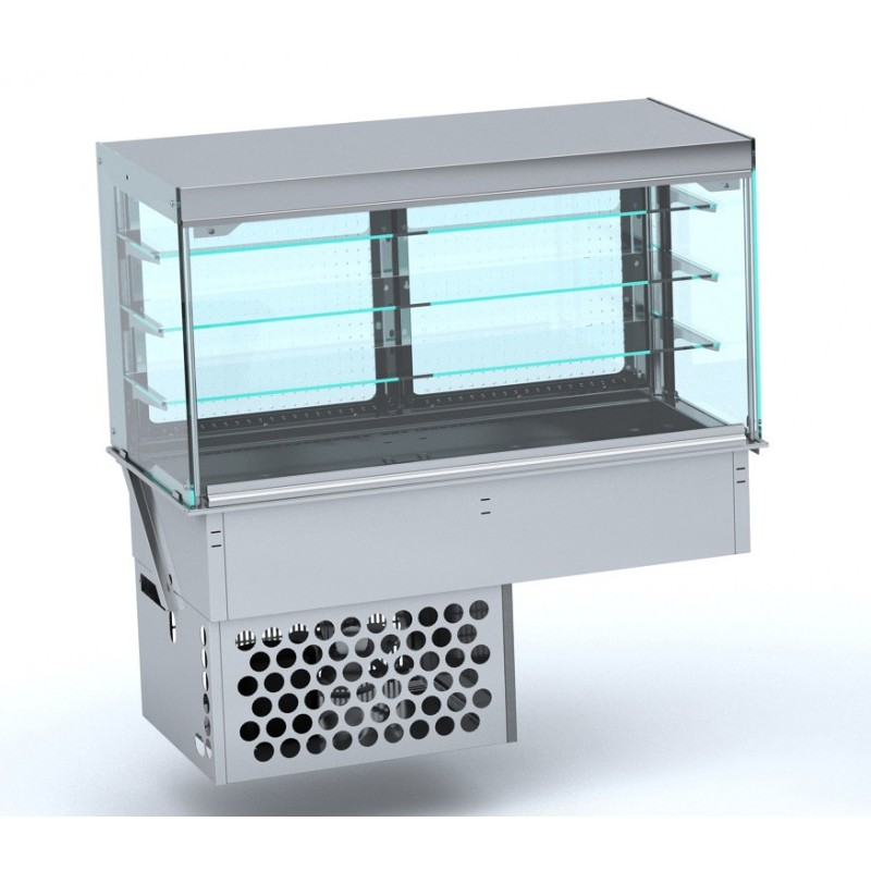 COMBISTEEL - Drop-in vitrine cubique réfrigérée