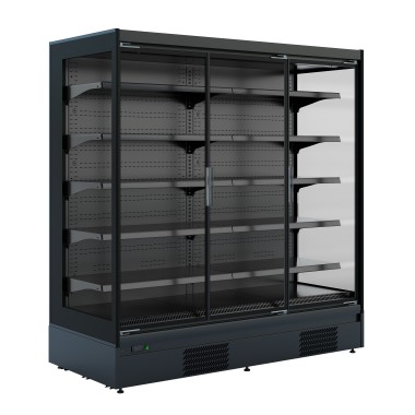 COMBISTEEL - Vitrine froide murale noire
