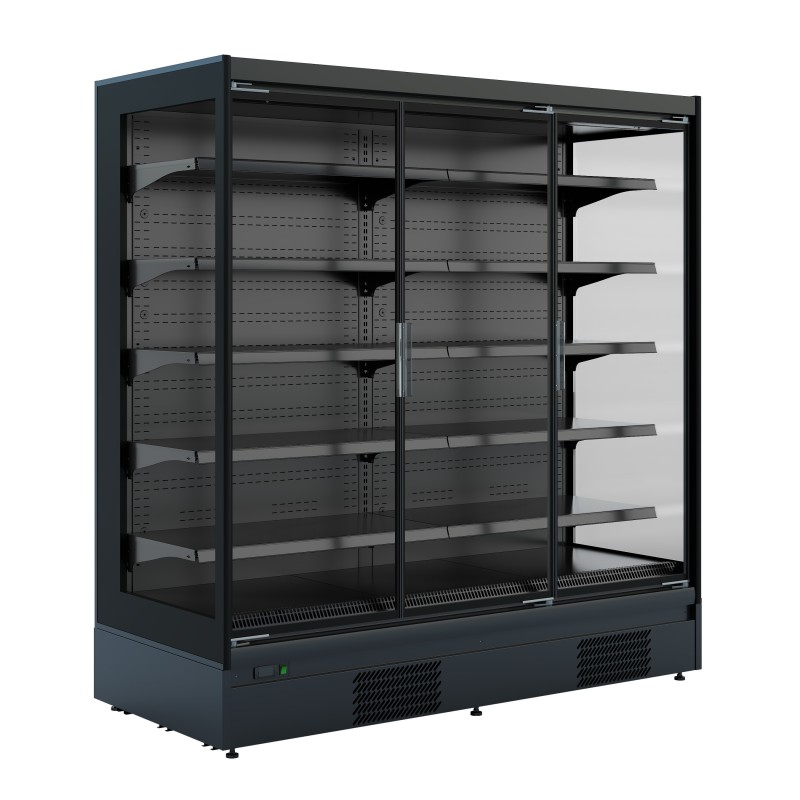COMBISTEEL - Vitrine froide murale noire