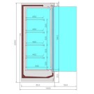 COMBISTEEL - Vitrine réfrigérée murale