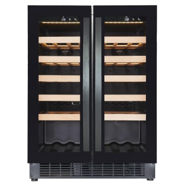 COMBISTEEL - Cave à vin 100l deux portes