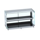 COMBISTEEL - Drop-in vitrine cubique noir chauffante