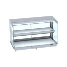 COMBISTEEL - Drop-in vitrine cubique chauffante blanche