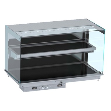 COMBISTEEL - Drop-in vitrine cubique chauffante