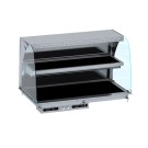 COMBISTEEL - Drop-in vitrine courbée chauffante avec plaque vitro