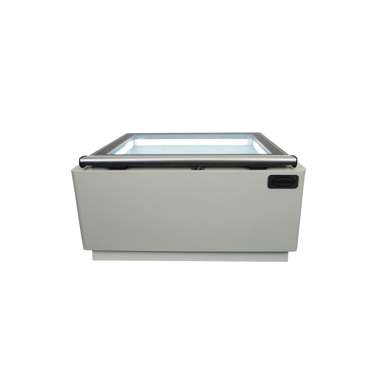 COMBISTEEL -  Vitrine à crème glacée blanc
