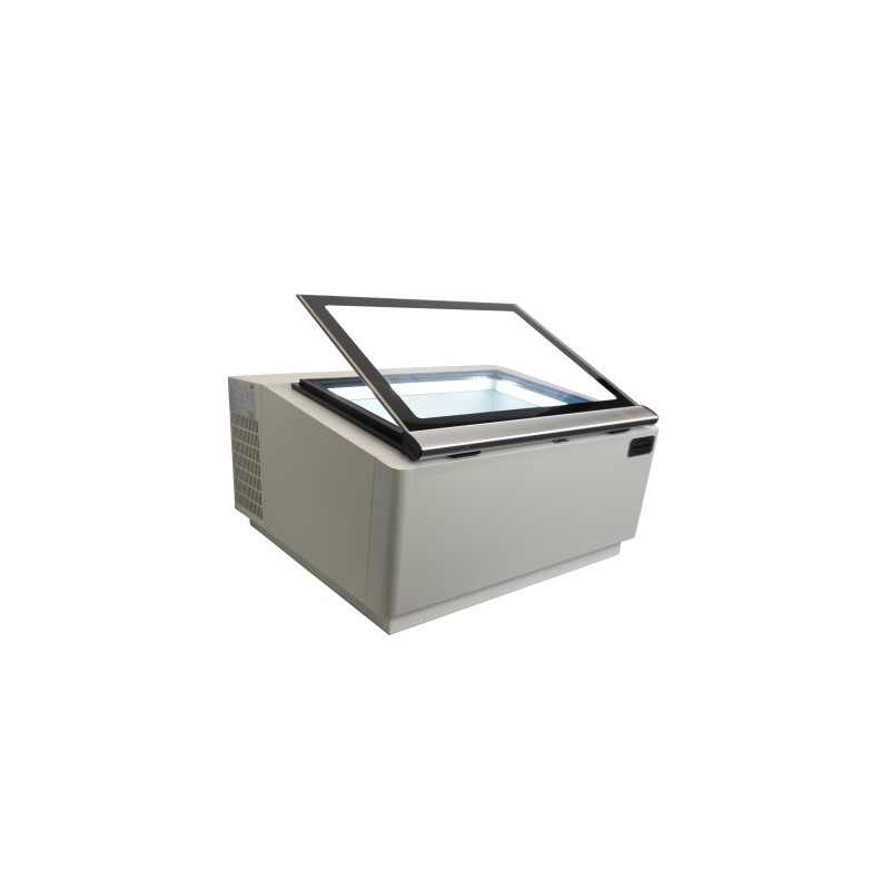COMBISTEEL -  Vitrine à crème glacée blanc
