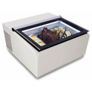 COMBISTEEL -  Table vitrine à crème glacée blanc