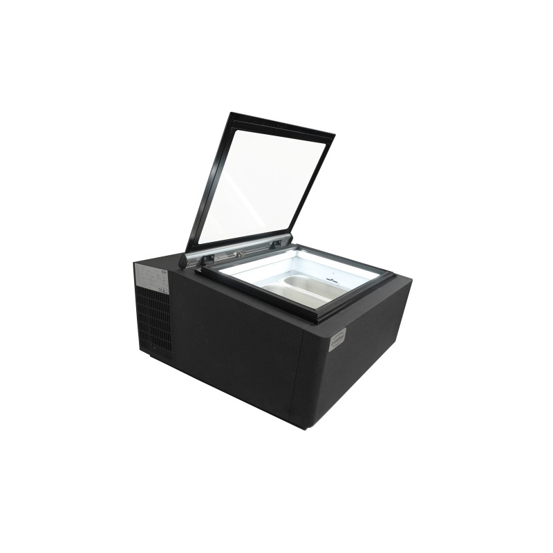 COMBISTEEL -  Table vitrine à crème glacée
