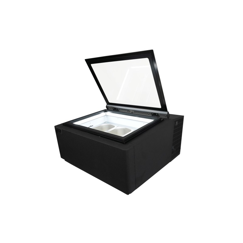 COMBISTEEL -  Table vitrine à crème glacée