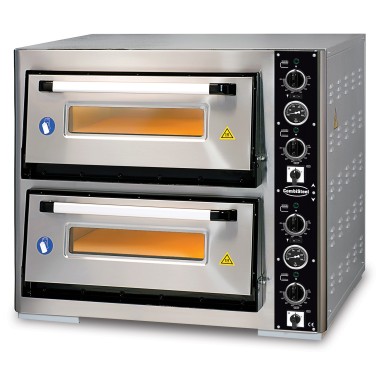 COMBISTEEL -  Four à pizza électrique double 2 x 4