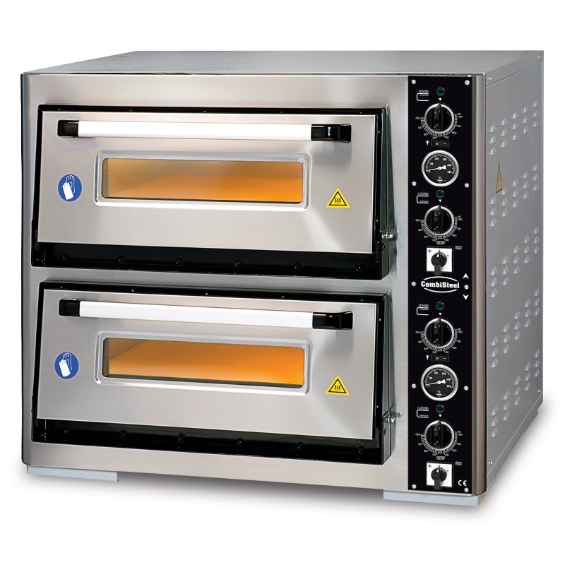 COMBISTEEL -  Four à pizza électrique double 2 x 4