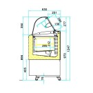 COMBISTEEL - Vitrine à creme glacée fiji 7