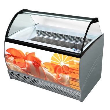 COMBISTEEL - Vitrine à creme glacée isabella 10