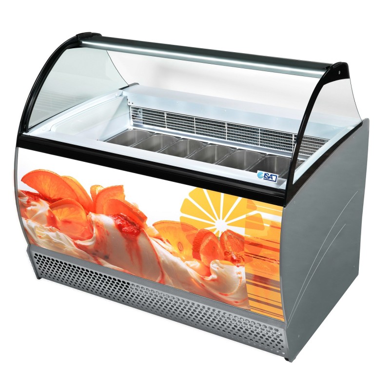 COMBISTEEL - Vitrine à creme glacée isabella 10