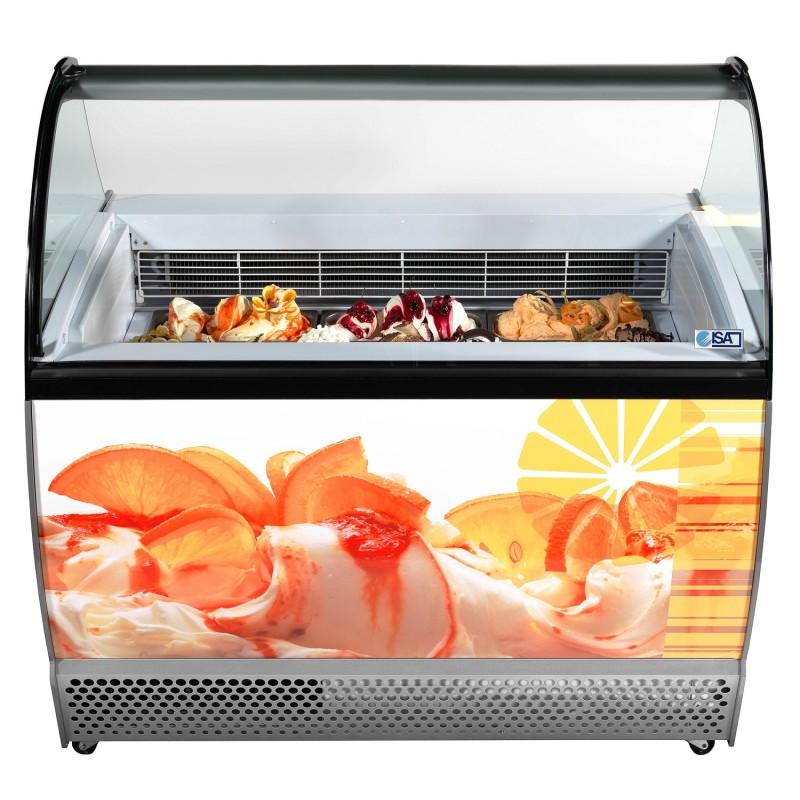 COMBISTEEL - Vitrine à creme glacée isabella 10