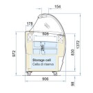 COMBISTEEL - Vitrine à creme glacée isabella 10