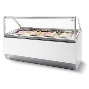COMBISTEEL - Vitrine à creme glacée millenium 12