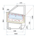COMBISTEEL - Vitrine à creme glacée millenium 16