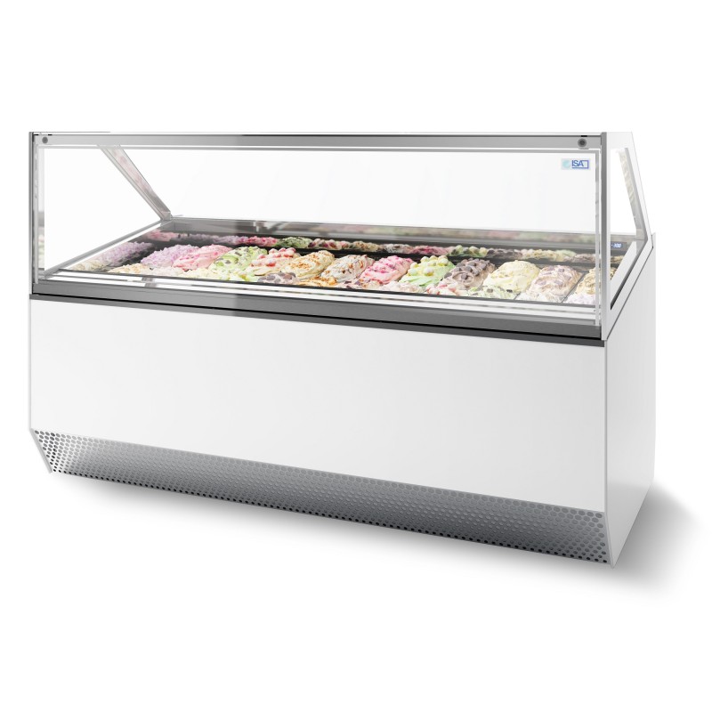 COMBISTEEL - Vitrine à crème glacée millenium 18