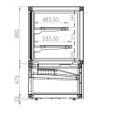 COMBISTEEL - Vitrine réfrigérée 600l