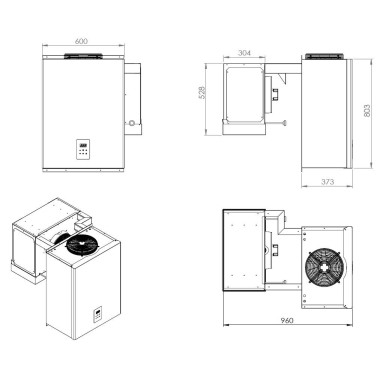 COMBISTEEL - Unité de réfroidissement type positif 13,1-18 m3