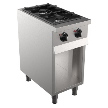 COMBISTEEL - Cuisinière à gaz 2 bruleurs