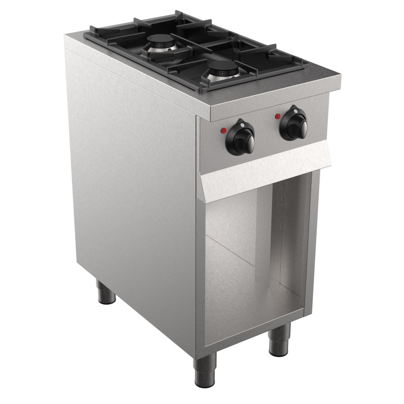 COMBISTEEL - Cuisinière à gaz 2 bruleurs