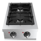 COMBISTEEL - Cuisinière à gaz 2 bruleurs