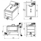 COMBISTEEL - Friteuse électrique