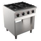 COMBISTEEL - Cuisinière à gaz 4 bruleurs