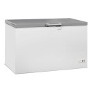 COMBISTEEL - Congélateur bahut couvercle en inox 407 l