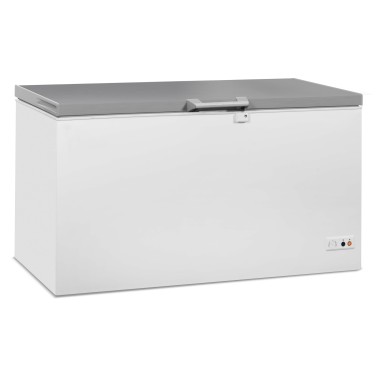 COMBISTEEL - Congélateur bahut couvercle en inox 469 l