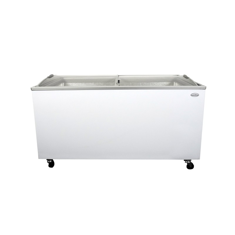 COMBISTEEL - Congélateur bahut couvercle en verre 461 l