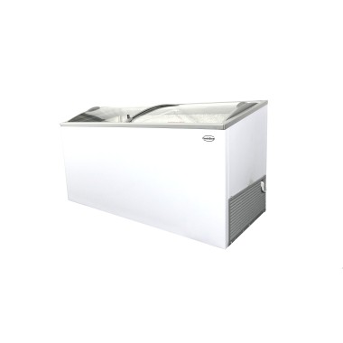 COMBISTEEL - Congélateur bahut couvercle en verre 461 l