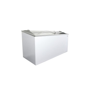 COMBISTEEL - Congélateur bahut couvercle en verre 461 l