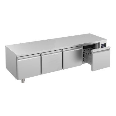 COMBISTEEL - Table réfrigérée 600 haute 4 tiroirs
