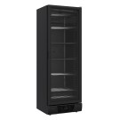 COMBISTEEL - Congélateur 1 porte en verre noir 382l