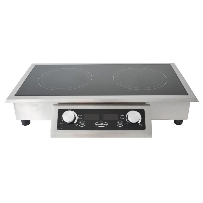 COMBISTEEL - Drop-in cuisinière à induction 2 zones