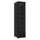 COMBISTEEL - Réfrigérateur 1 porte en verre noir 348l
