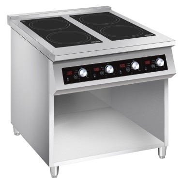 COMBISTEEL - Cuisinière à induction 4 zones
