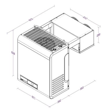 COMBISTEEL - Moteur de refroidissement type positif 21-36,7 m3