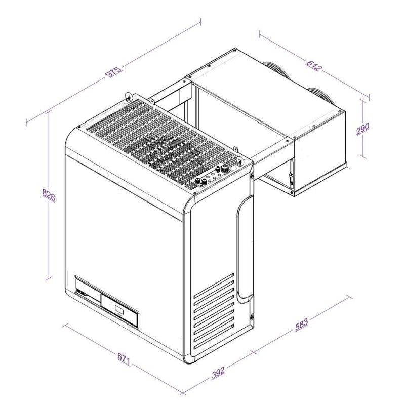 COMBISTEEL - Moteur de refroidissement type positif 21-36,7 m3