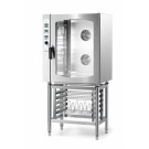 COMBISTEEL - Giorik fours à convection, gas  895x768x965mm. (lxdxh), cap. 10x 1/1 gn  temp. +50/+280°c, 0,9 + 19 kw,  230 vol
