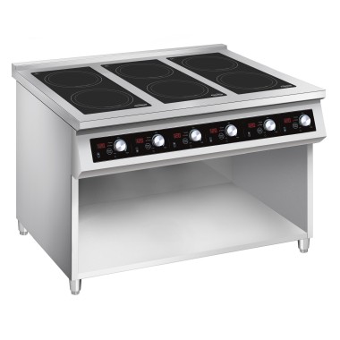 COMBISTEEL - Cuisinière à induction 6 zones